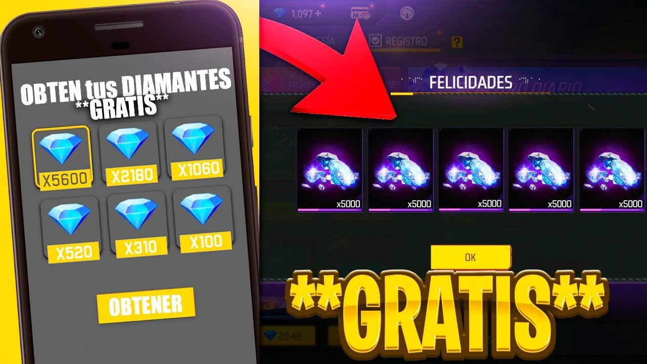 descubre si hay generadores de diamantes para free fire que funcionen de verdad